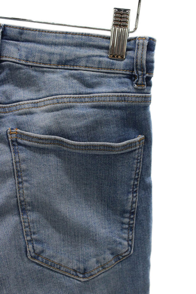 Zara Women Skinny High Waist Denim Jeans Blue Size 4