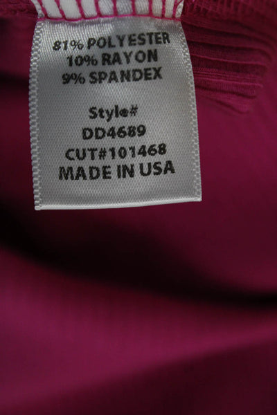 Fore Womens Bodycon Pink V-Neck Sleeveless Long Dress Size S