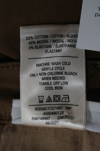 Joes Womens Skinny Brown Mid-Rise Cotton Jeans Size 25