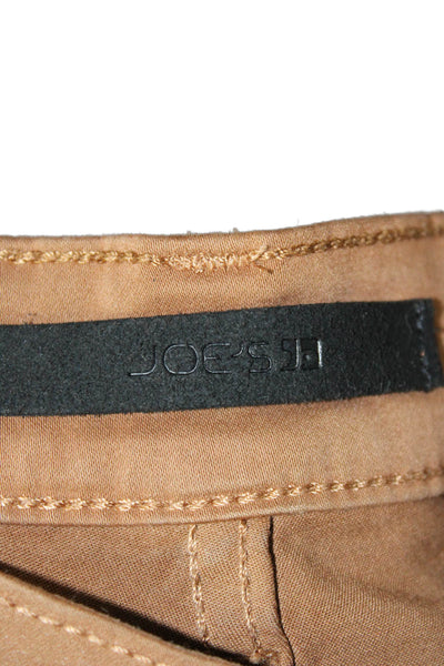 Joes Womens Skinny Brown Mid-Rise Cotton Jeans Size 25