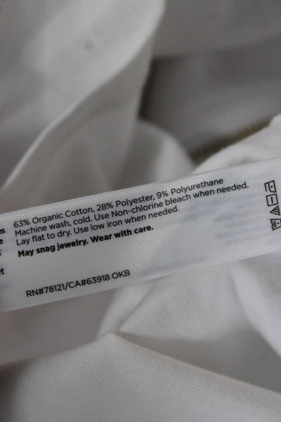 Eileen Fisher Womens Basic Jacket White Long Sleeve Zip Size XS
