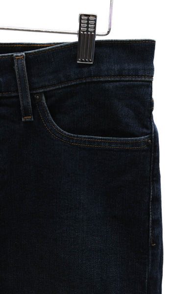 Levis Womens Ankle Jeans Blue Mid Rise Cotton Size 29