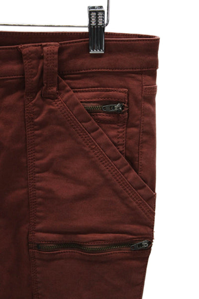 Joie Women Skinny Jeans High Waist Red Zip Cotton Inseam 26 Size 30