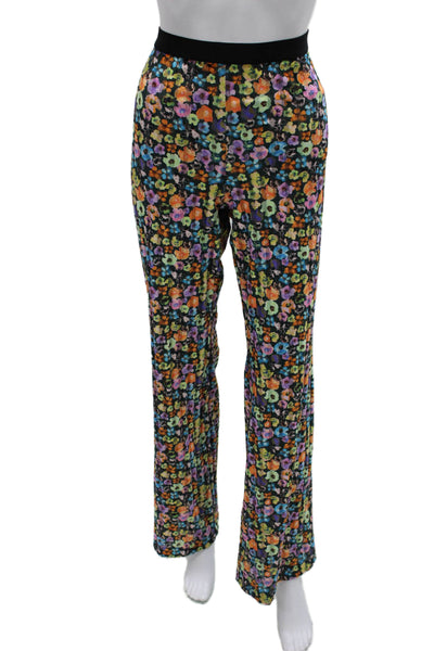 Stine Goya Women Dress Pants Floral Multicolor Polyester Pull On Size M