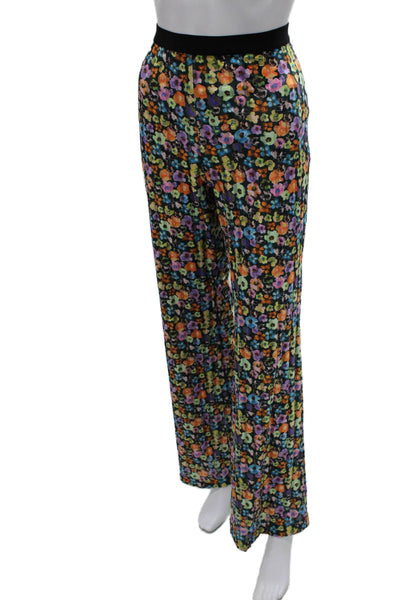 Stine Goya Women Dress Pants Floral Multicolor Polyester Pull On Size M