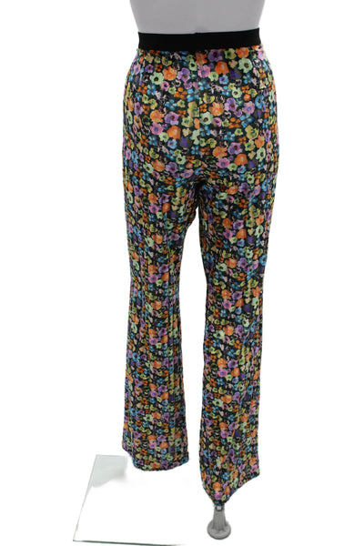 Stine Goya Women Dress Pants Floral Multicolor Polyester Pull On Size M