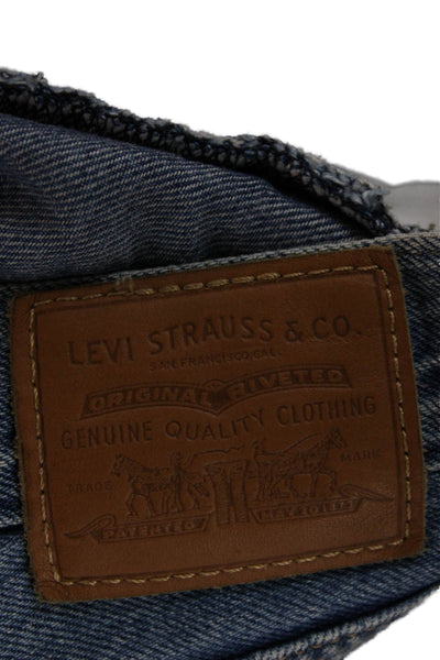 Levi Strauss & Co Women Blue Wide-Leg Jeans Size 29