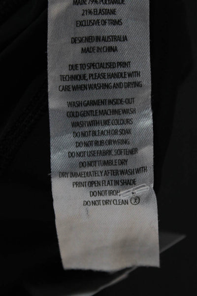 PE Nation Women Capri Leggings Black Size M