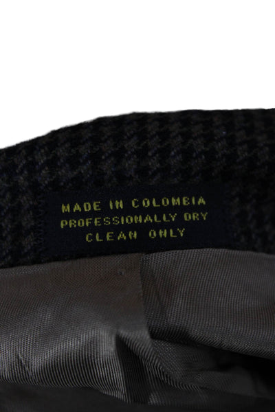Oscar de la Renta Mens Green Check Blazer Size 48