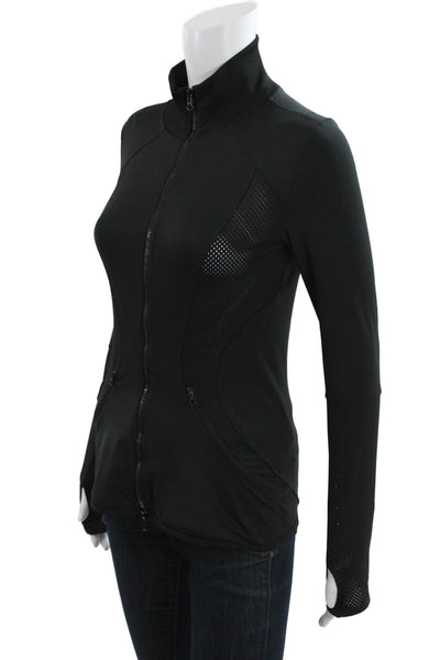 Adidas by Stella McCartney Womens Black Track Jacket Zip Size S