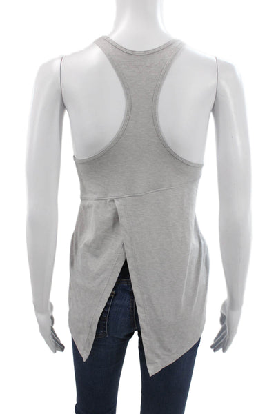 Outdoor Voices Womens Gray Jersey Tank Scoop Neck Athleisure Size M