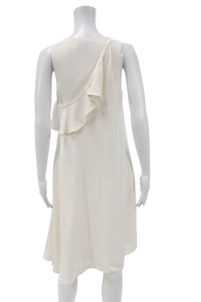 3.1 Phillip Lim Womens Silk Shift Dress Ivory Sleeveless Size 2