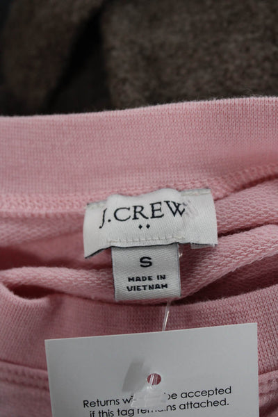 J Crew Womens Pullover Pink Cotton Crewneck Long Sleeve Size S