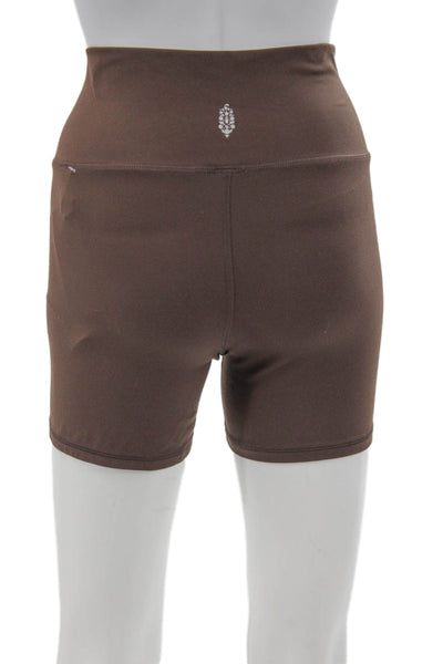 Free People Womens Athletic Brown Shorts Size S