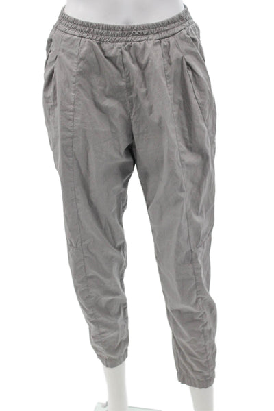 Transit Par Such Womens Jogger Pants Gray Cotton Pull On Size S