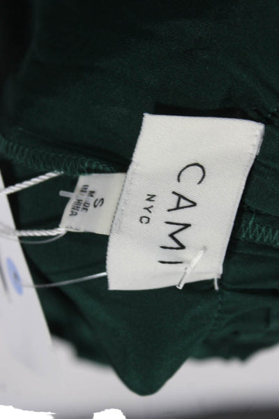 Cami NYC Womens Cargo Silk Drawstring Pants Green Size S