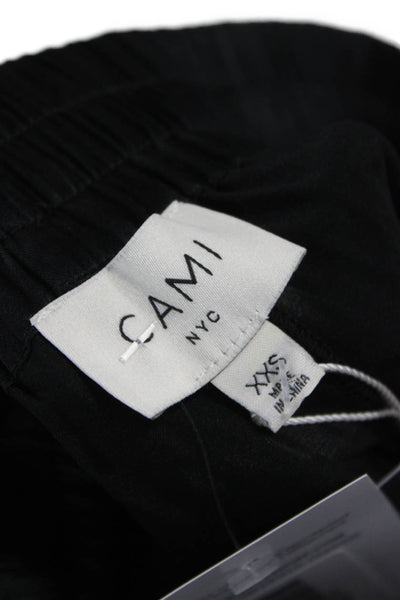 Cami NYC Womens Cargo Silk Pull On Pants Black Petite Size 2XS