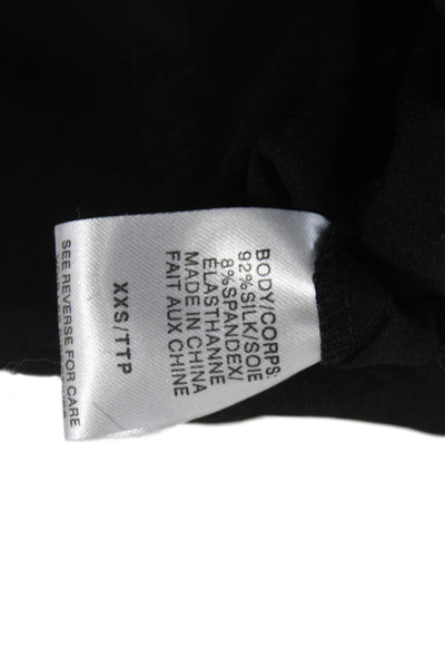 Cami NYC Womens Cargo Silk Pull On Pants Black Petite Size 2XS