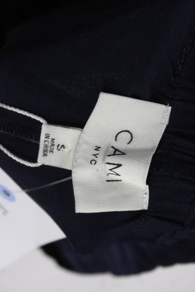 Cami NYC Womens Cargo Pants Blue Silk Spandex Drawstring Petite Size S