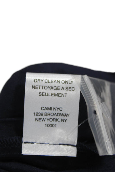 Cami NYC Womens Cargo Pants Blue Silk Spandex Drawstring Petite Size S