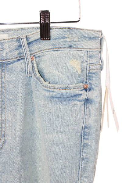 Mother Womens Skinny Jeans Blue High Rise Size 26