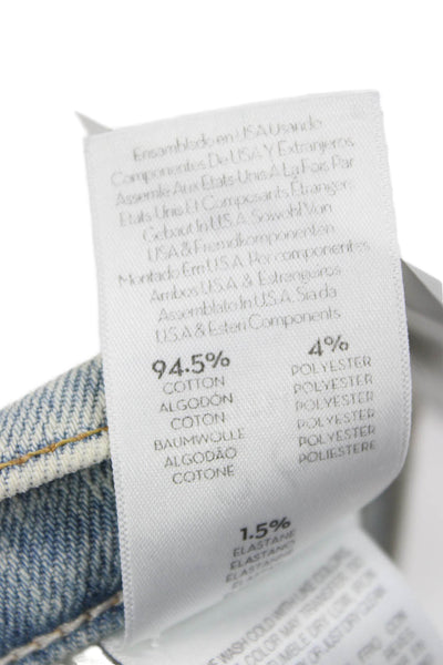 Mother Womens Skinny Jeans Blue High Rise Size 26