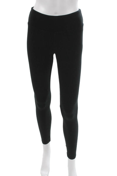 J Crew Women Ankle Leggings Black Cotton Blend Loungewear Size XS