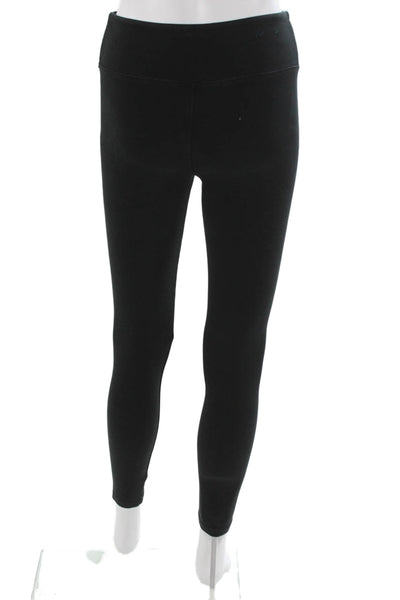 J Crew Women Ankle Leggings Black Cotton Blend Loungewear Size XS