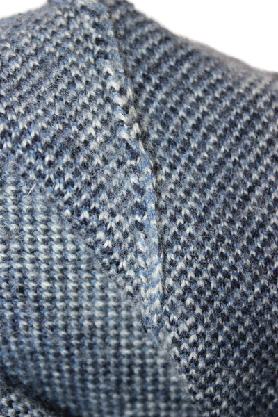 Burberry London Women Blue Plaid Wool Blend Basic Jacket Size 40