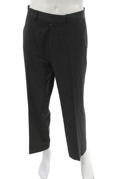 Calvin Klein Mens Dress Pants Gray 50% Polyester 50% Viscose Size 34