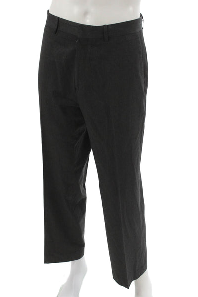 Calvin Klein Mens Dress Pants Gray 50% Polyester 50% Viscose Size 34