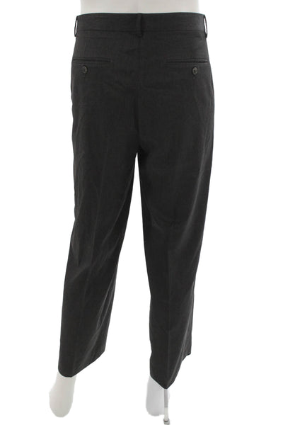 Calvin Klein Mens Dress Pants Gray 50% Polyester 50% Viscose Size 34