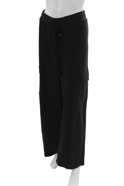TNA Womens Black Tencel Lyocell Sweatpants Drawstring Size L