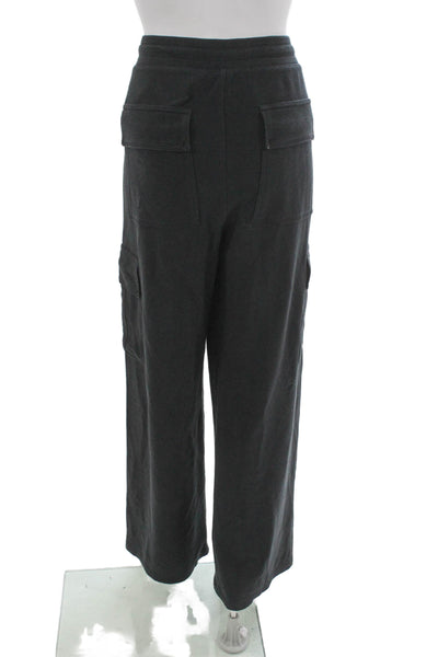 TNA Womens Black Tencel Lyocell Sweatpants Drawstring Size L