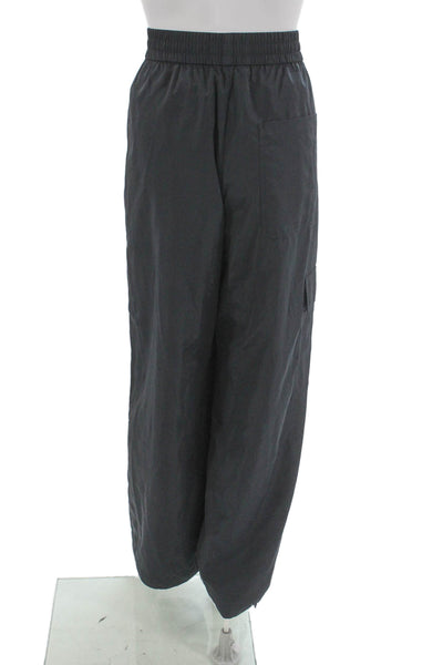 MNG Womens Track Pants Black Polyester Pull On Size M
