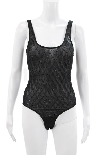 Generation Love Womens One Piece Jumpsuit Black Sleeveless Round Neck Size XS