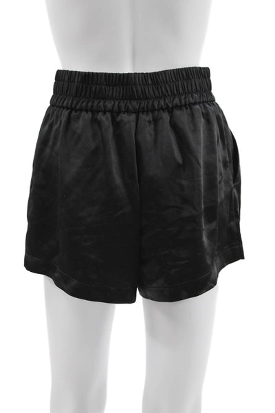 Generation Love Women Casual Shorts Black Lace Up Polyester Size XS