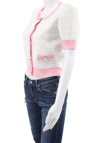 Generation Love Womens Square Neck Long Sleeve Blouse Ivory Size XS