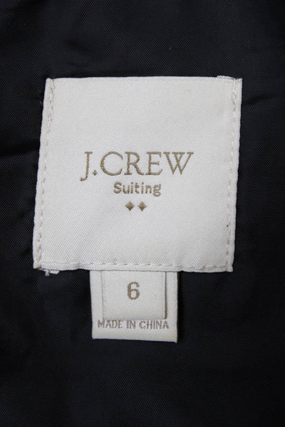 J Crew Womens Sheath Dress Gray Wool Sleeveless Knee Length Zip Size 6
