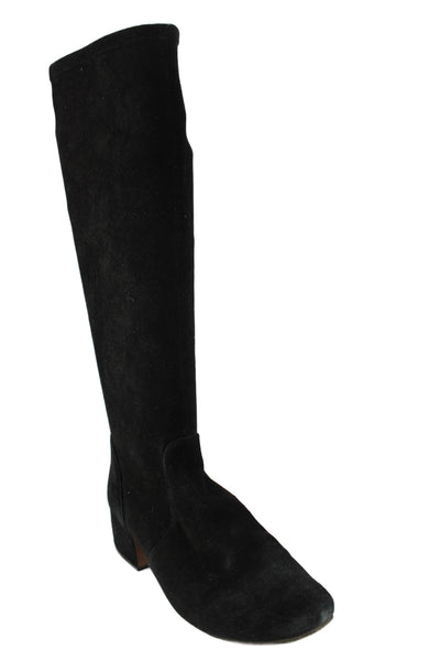 Gentle Souls Womens Suede Knee High Boots Black Size 9