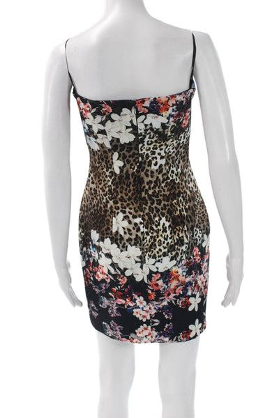 Black Halo Women Bodycon Multicolor Sweetheart Knee Length Dress Size 2