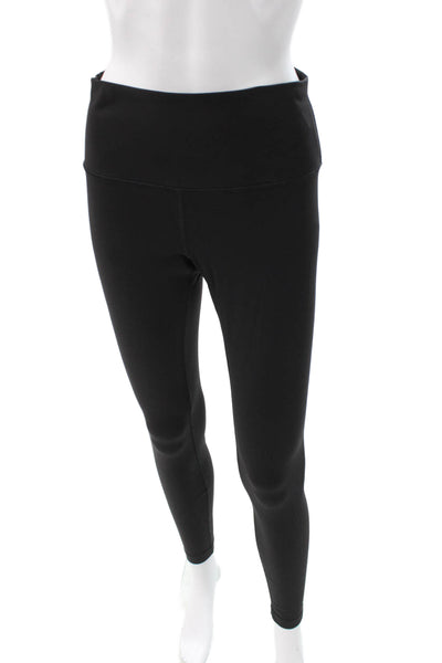 Lululemon Women Ankle Leggings Black Polyester Blend Size 8