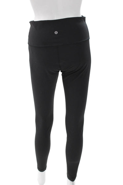 Lululemon Womens Black Nylon Ankle Leggings Size 8