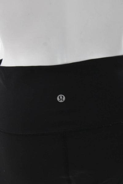 Lululemon Womens Black Nylon Ankle Leggings Size 8