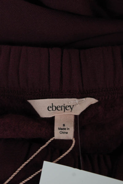 Eberjey Women Lounge Pants Red TENCEL Modal Drawstring Petites Size S