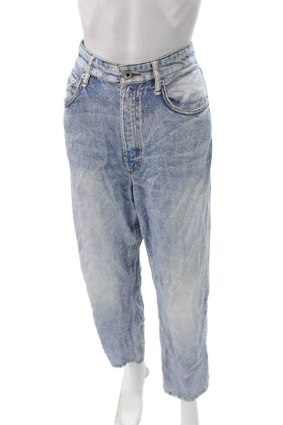 Rag & Bone Women Mom Jeans Blue Cotton Size 30