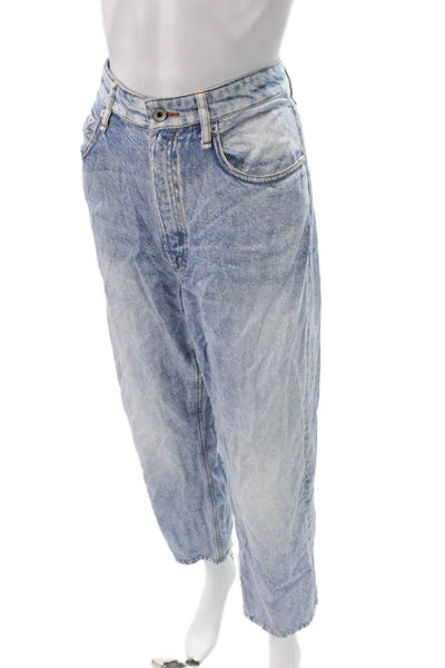 Rag & Bone Women Mom Jeans Blue Cotton Size 30