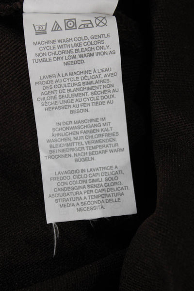 J Crew Women Dress Pants Brown Cotton Blend Zip Solid Fall Size 4