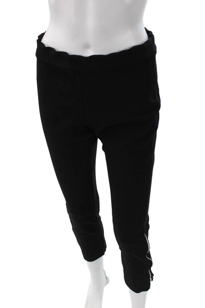La Ligne Womens Ankle Leggings Black Polyester Blend Size M