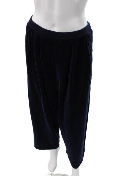 Sonia Rykiel Women Blue Cotton Sweatsuit Long Sleeve Button Size L